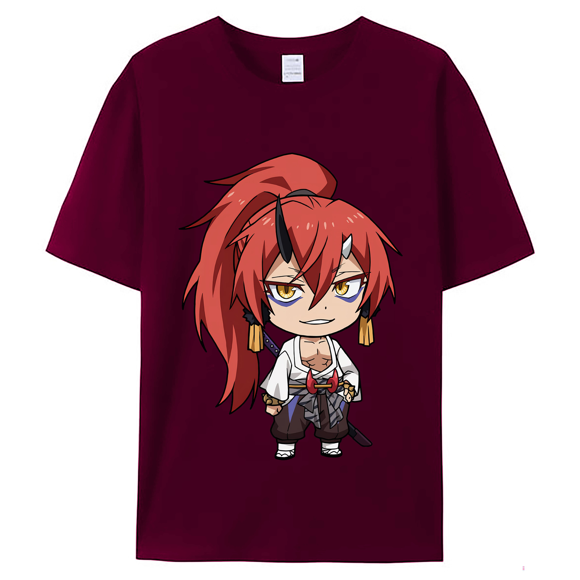 （画像用） 転スラ Regarding Reincarnated to Slime レディースカジュアルプリントTシャツ（綿100％）